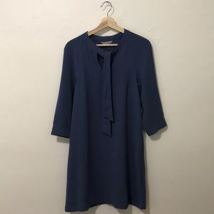 H&M | Tie Neck Shift Dress, size 2